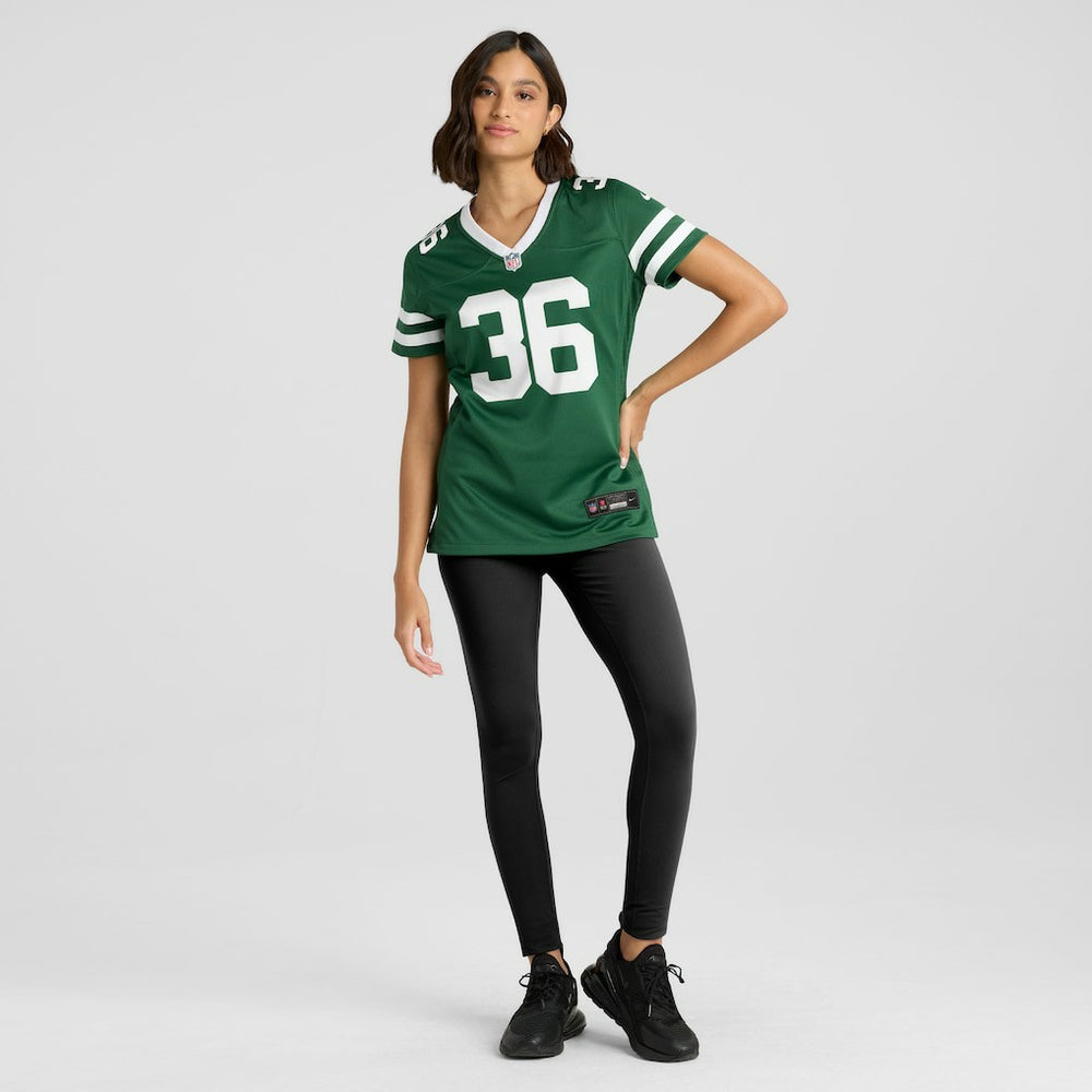 Khalil Herbert New York Jets Women's Team Game Jersey - Legacy Green Jerseys