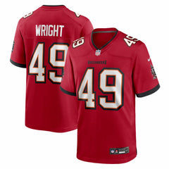 Owen Wright Tampa Bay Buccaneers Team Game Jersey - Red Jerseys
