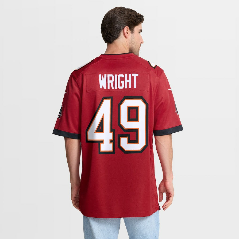 Owen Wright Tampa Bay Buccaneers Team Game Jersey - Red Jerseys