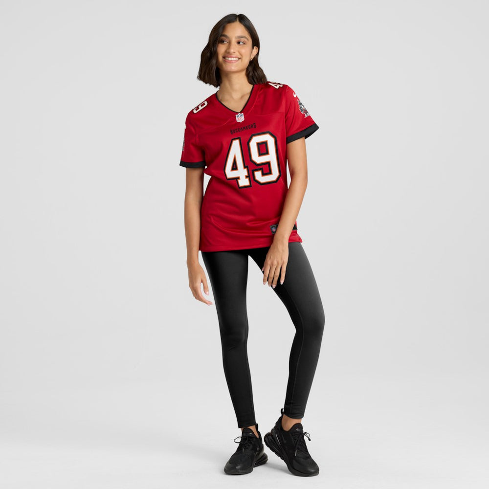 Owen Wright Tampa Bay Buccaneers Women's Team Game Jersey - Red Jerseys