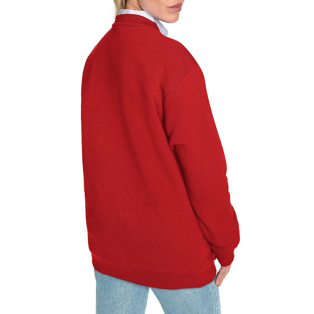 Buffalo Bills Starter Women's Color Shading Team Logo Fleece Sweatshirt - Red Sweatshirts