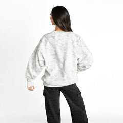 Minnesota Vikings Gameday Couture Women's Whiteout Oversized Premium Fleece Sweatshirt - Arctic Camo Sweatshirts