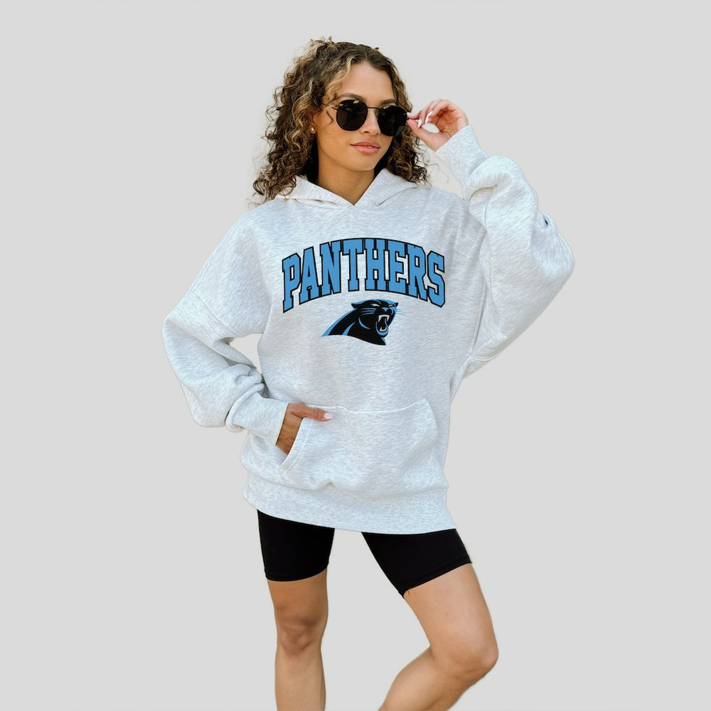 Carolina Panthers Gameday Couture Women's Fan Edition Premium Weight Hoodie - Ash Hoodies