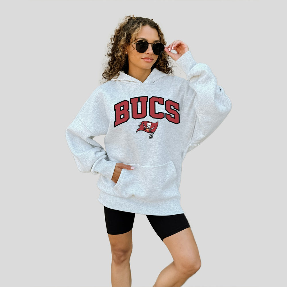 Tampa Bay Buccaneers Gameday Couture Women's Fan Edition Premium Weight Hoodie - Ash Hoodies