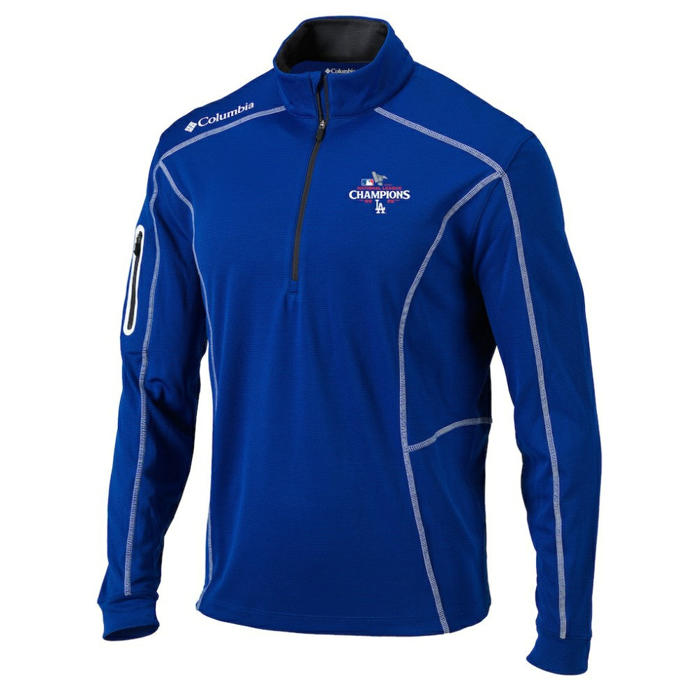 Toronto Blue Jays Columbia 2025 American League Champions Omni-Wick Shotgun Quarter-Zip Pullover - Royal Pullover