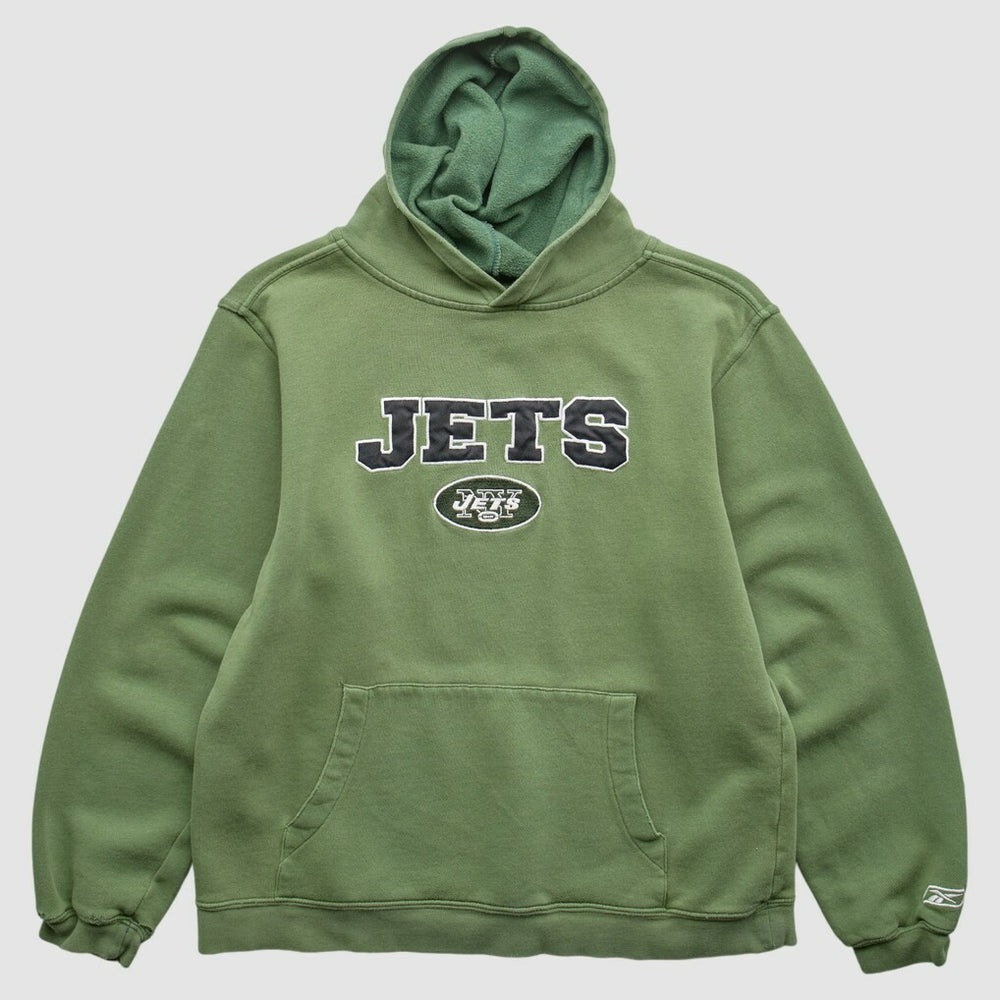 New York Jets Reebok 2000s Pullover Sweatshirt - Green Pullover