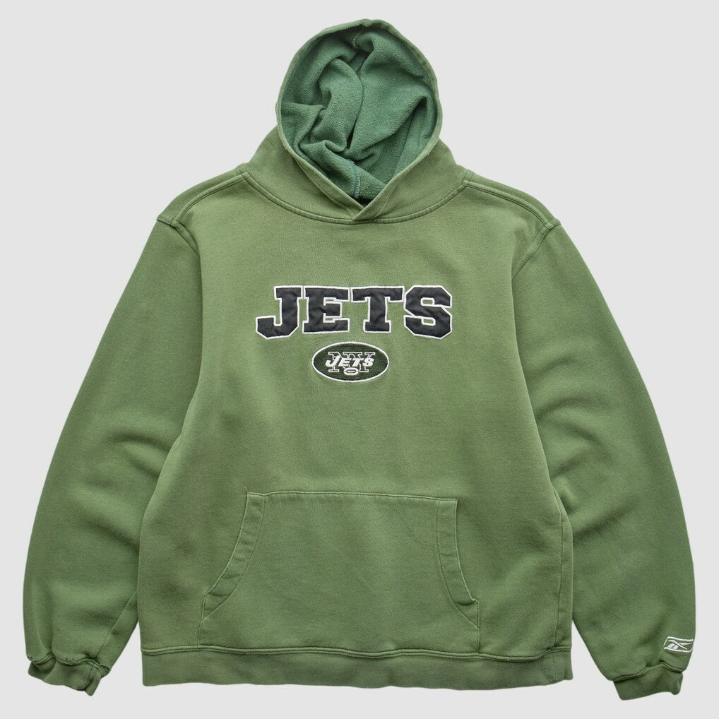 New York Jets Reebok 2000s Pullover Sweatshirt - Green Pullover