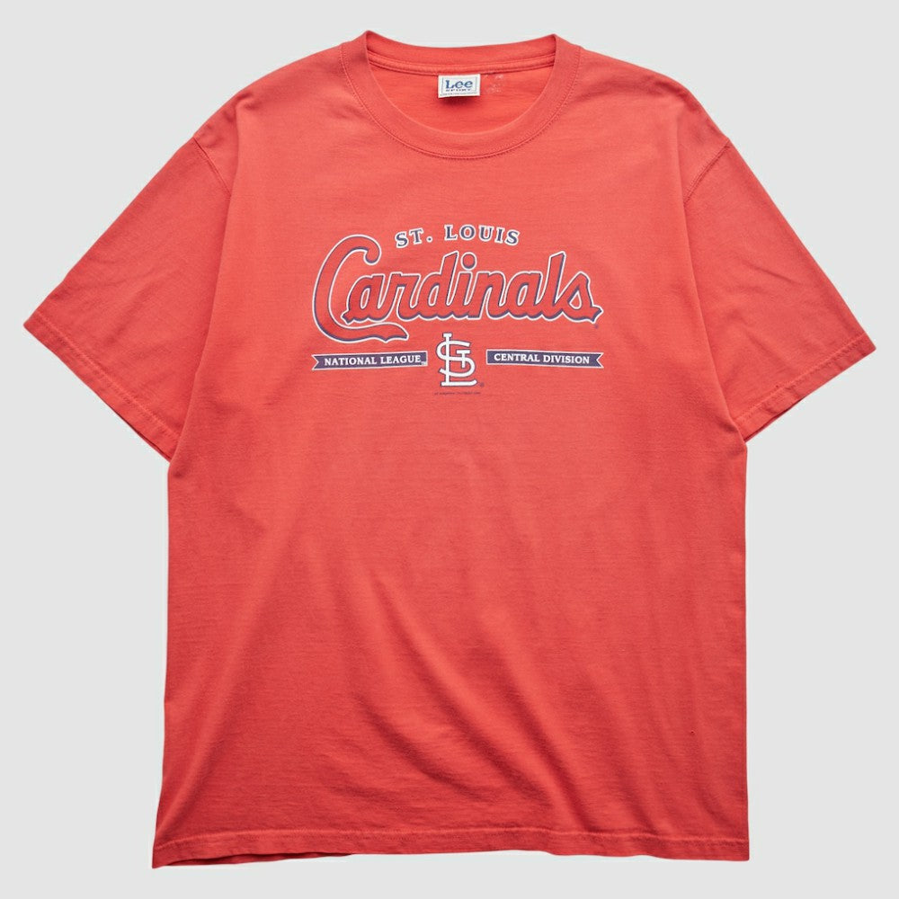 St. Louis Cardinals Lee Apparel 2000s T-Shirt - Red - Vintage T-shirts