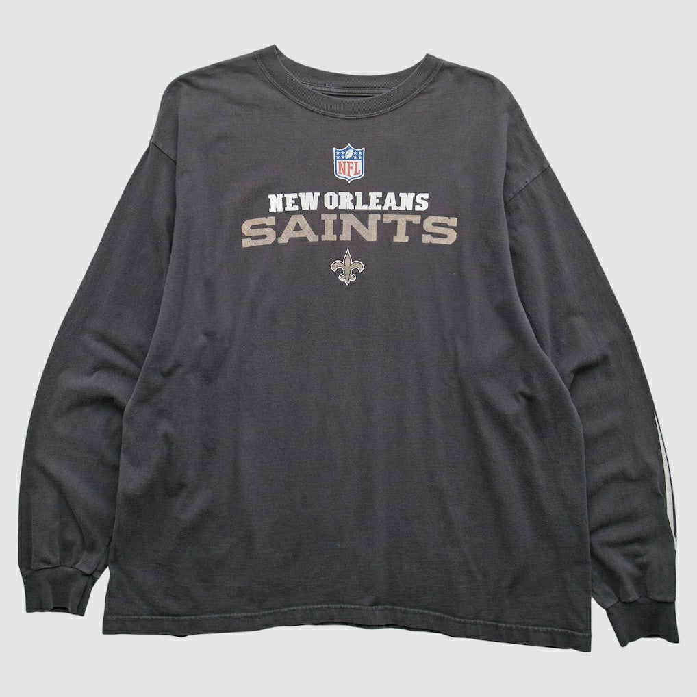 New Orleans Saints 2000s Long Sleeve T-Shirt - Black T-shirts
