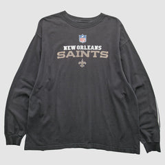 New Orleans Saints 2000s Long Sleeve T-Shirt - Black T-shirts