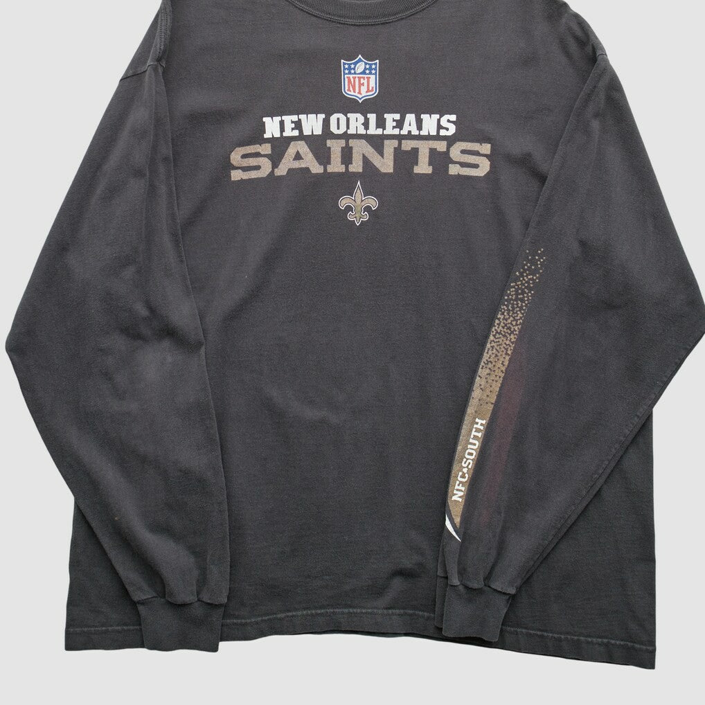 New Orleans Saints 2000s Long Sleeve T-Shirt - Black T-shirts