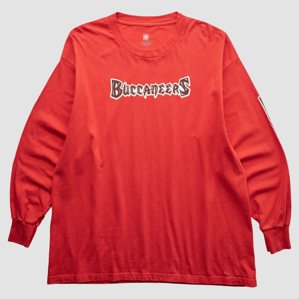 Tampa Bay Buccaneers NFL 2000s Long Sleeve T-Shirt - Red T-shirts