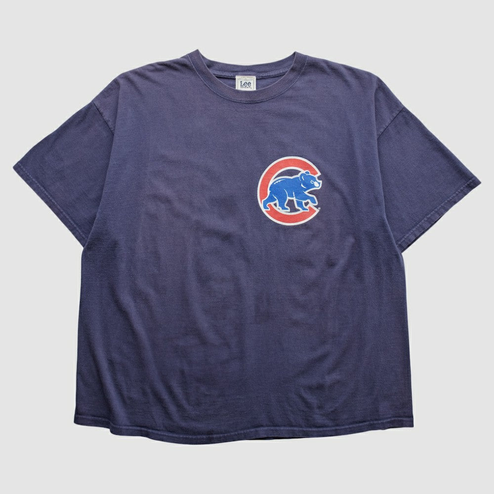 Chicago Cubs Lee Apparel 2000s T-Shirt - Navy - 2XVintage T-shirts