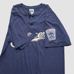 Milwaukee Brewers Majestic 2000s T-Shirt - Navy - Vintage T-shirts