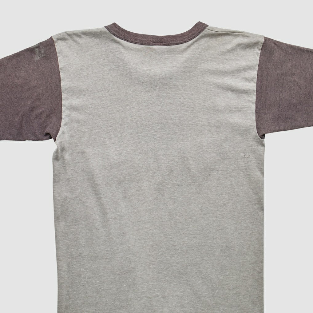 Pittsburgh Steelers Trench 80s T-Shirt - Heather Gray T-shirts
