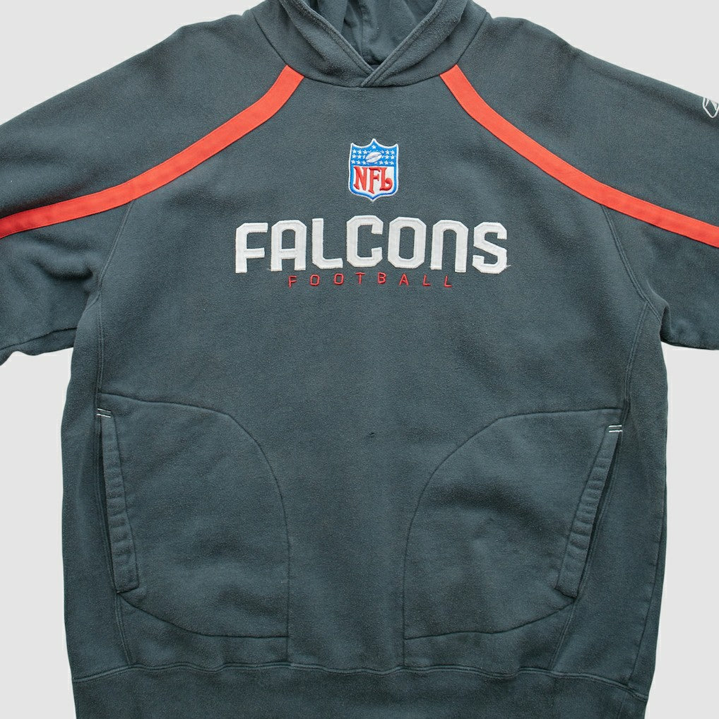 Atlanta Falcons Reebok 2000s Pullover Sweatshirt - Charcoal Pullover