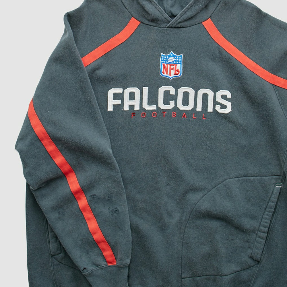 Atlanta Falcons Reebok 2000s Pullover Sweatshirt - Charcoal Pullover