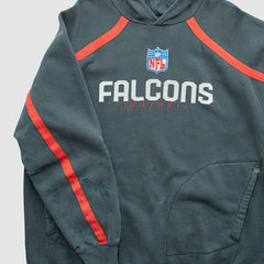 Atlanta Falcons Reebok 2000s Pullover Sweatshirt - Charcoal Pullover