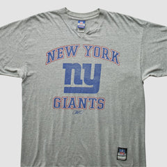 New York Giants Reebok 2000s T-Shirt - Heather Gray T-shirts