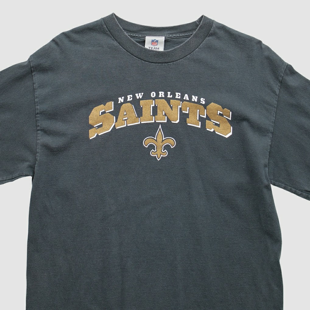 New Orleans Saints NFL 2000s Long Sleeve T-Shirt - Black T-shirts