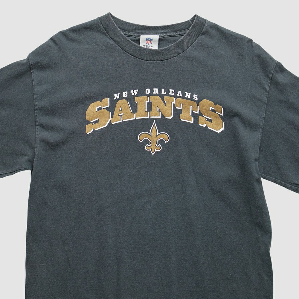 New Orleans Saints NFL 2000s Long Sleeve T-Shirt - Black T-shirts