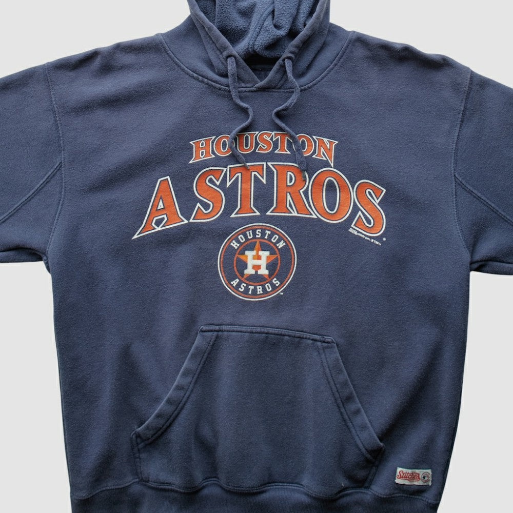 Houston Astros Stitches 2014 Pullover Sweatshirt - Navy - Vintage Pullover