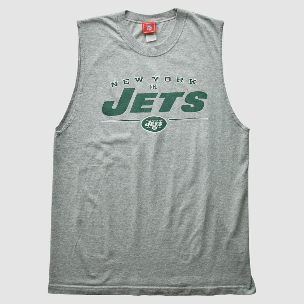 New York Jets NFL 2000s Tank - Heather Gray Tanks