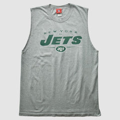 New York Jets NFL 2000s Tank - Heather Gray Tanks