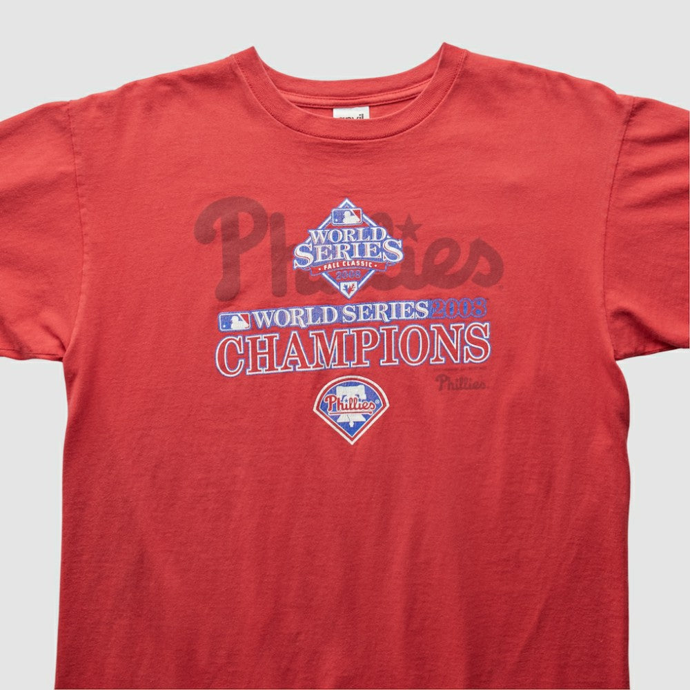 Philadelphia Phillies 2008 T-Shirt - Red - Vintage T-shirts