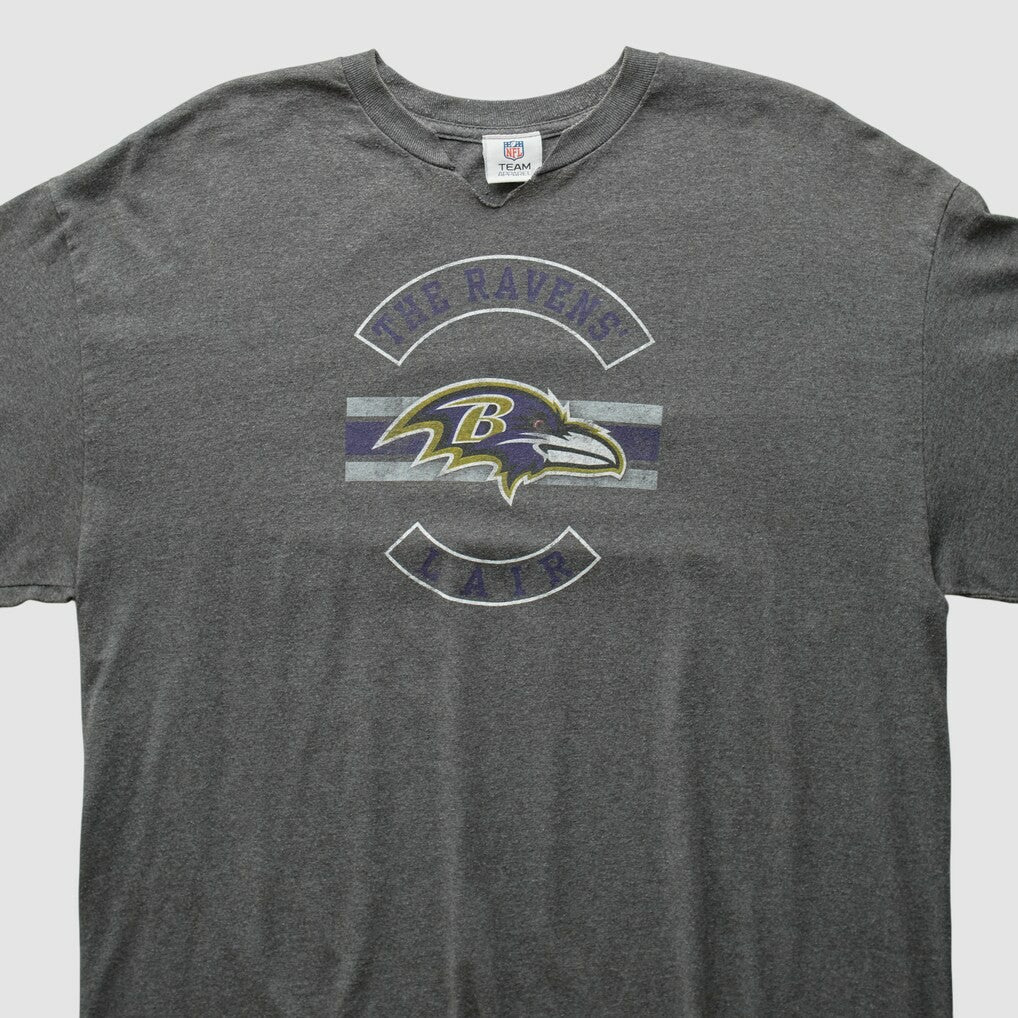 Baltimore Ravens NFL 2010s Long Sleeve T-Shirt - Dark Heather Gray T-shirts