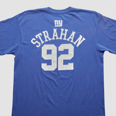 New York Giants Reebok 2000s T-Shirt - Blue T-shirts