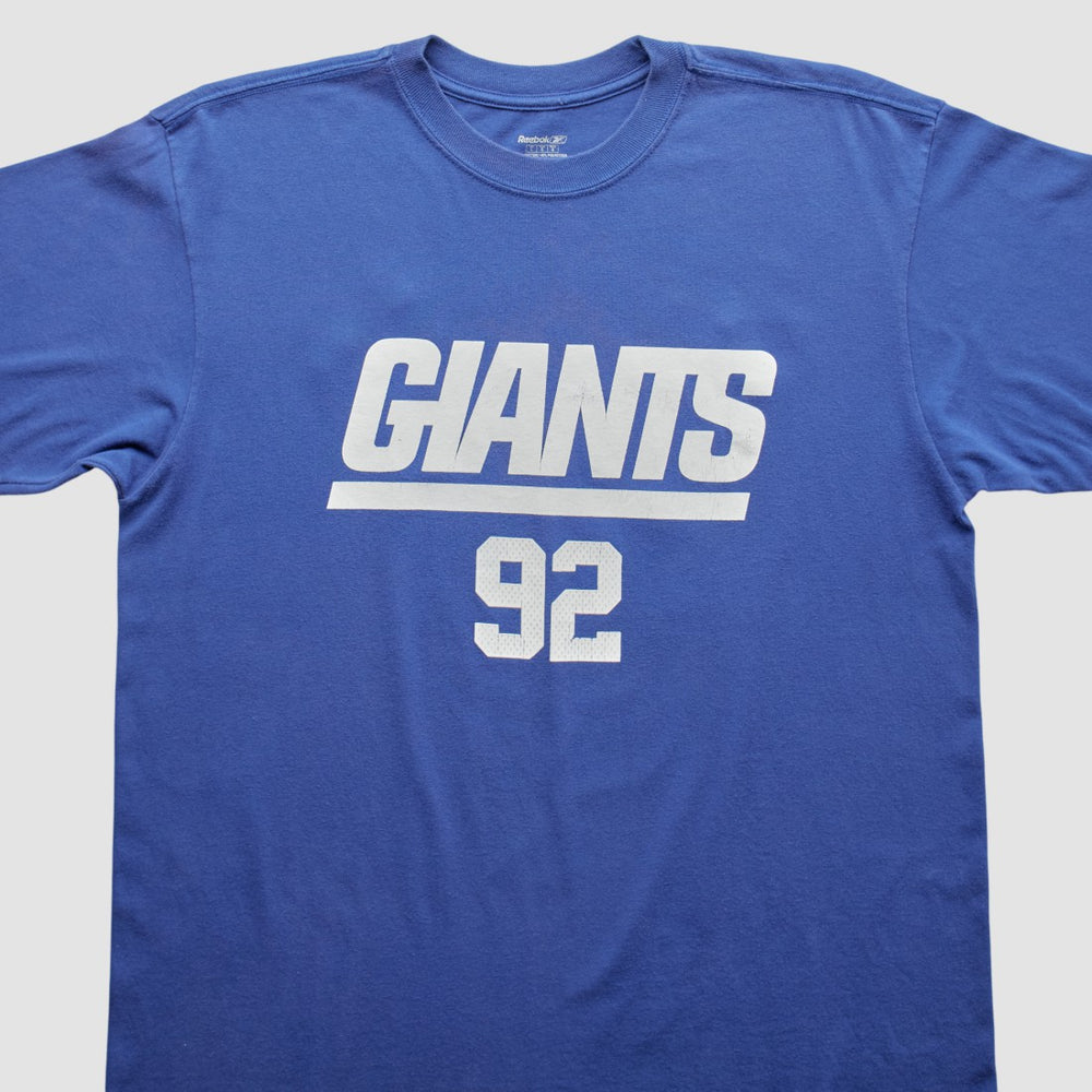 New York Giants Reebok 2000s T-Shirt - Blue T-shirts