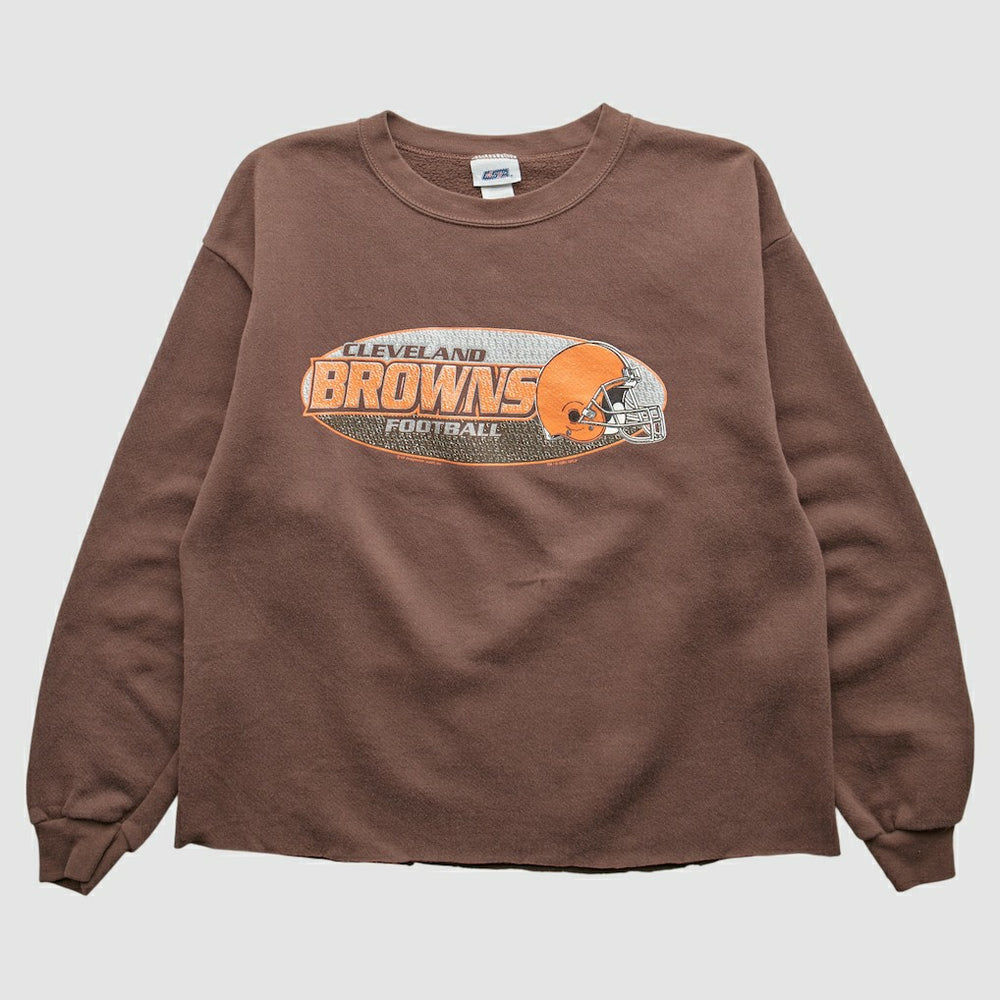 Cleveland Browns 2001 Pullover Sweatshirt - Brown Pullover