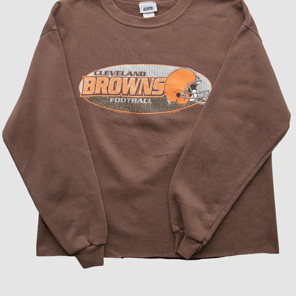 Cleveland Browns 2001 Pullover Sweatshirt - Brown Pullover
