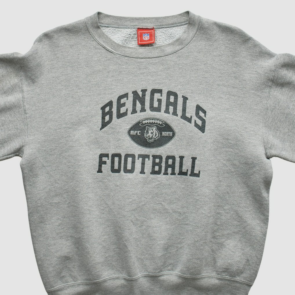 Cincinnati Bengals NFL 2000s Pullover Sweatshirt - Heather Gray Pullover