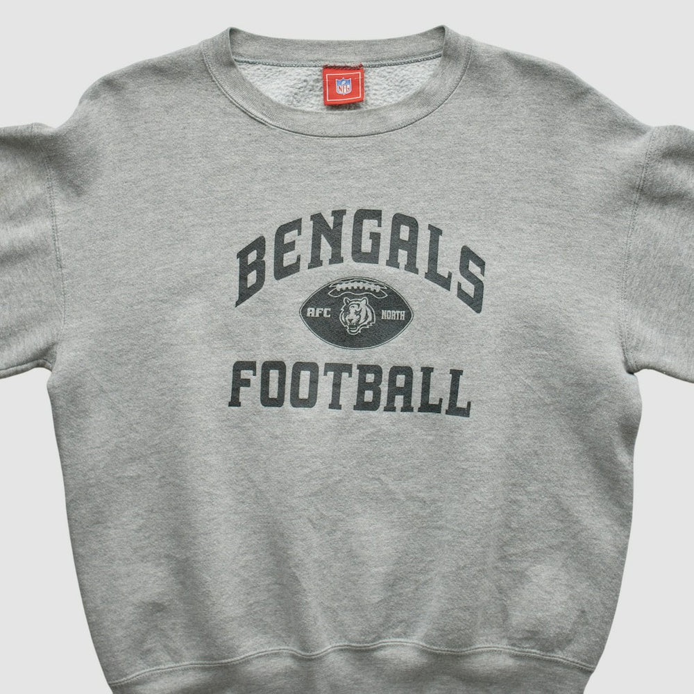 Cincinnati Bengals NFL 2000s Pullover Sweatshirt - Heather Gray Pullover