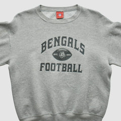 Cincinnati Bengals NFL 2000s Pullover Sweatshirt - Heather Gray Pullover