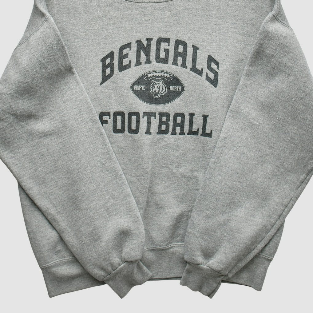 Cincinnati Bengals NFL 2000s Pullover Sweatshirt - Heather Gray Pullover