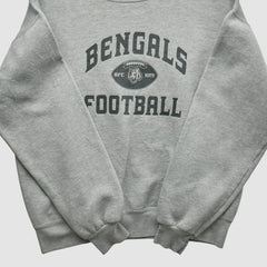 Cincinnati Bengals NFL 2000s Pullover Sweatshirt - Heather Gray Pullover