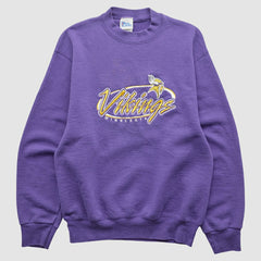 Minnesota Vikings Pro Player 90s Pullover Sweatshirt - Purple Pullover