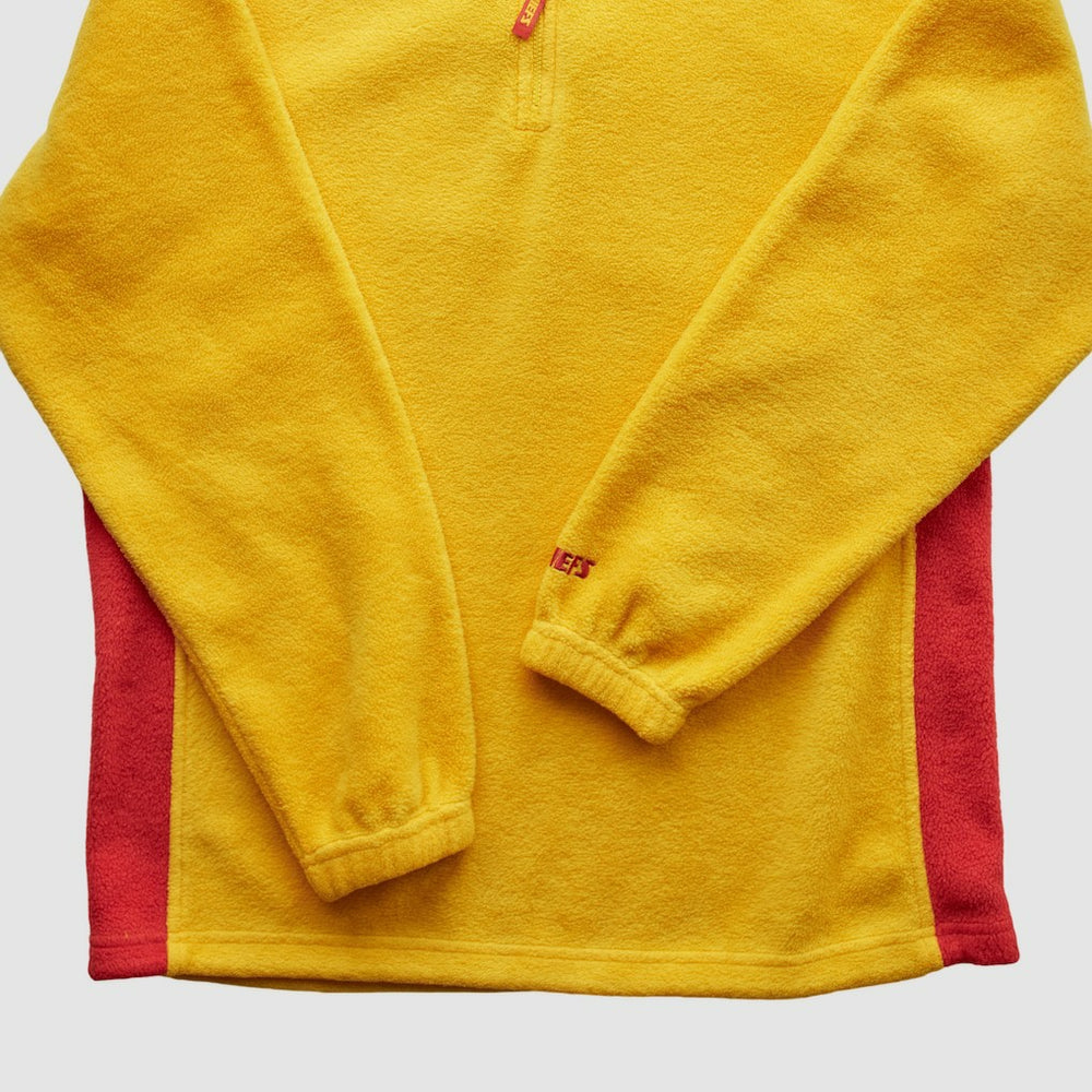 Kansas City Chiefs NFL 2000s 1/4 Zip Sweatshirt - Yellow Sweatshirts