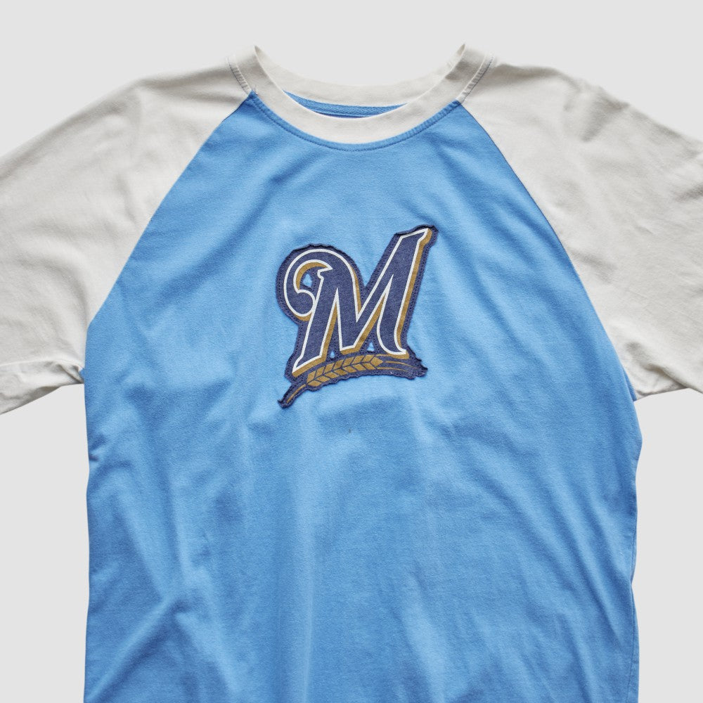 Milwaukee Brewers 2000s T-Shirt - Light Blue - Vintage T-shirts