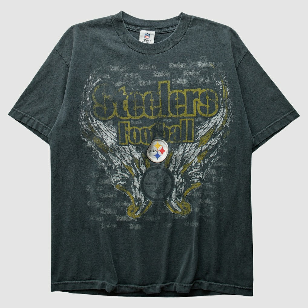 Pittsburgh Steelers NFL 2010s T-Shirt - Charcoal T-shirts