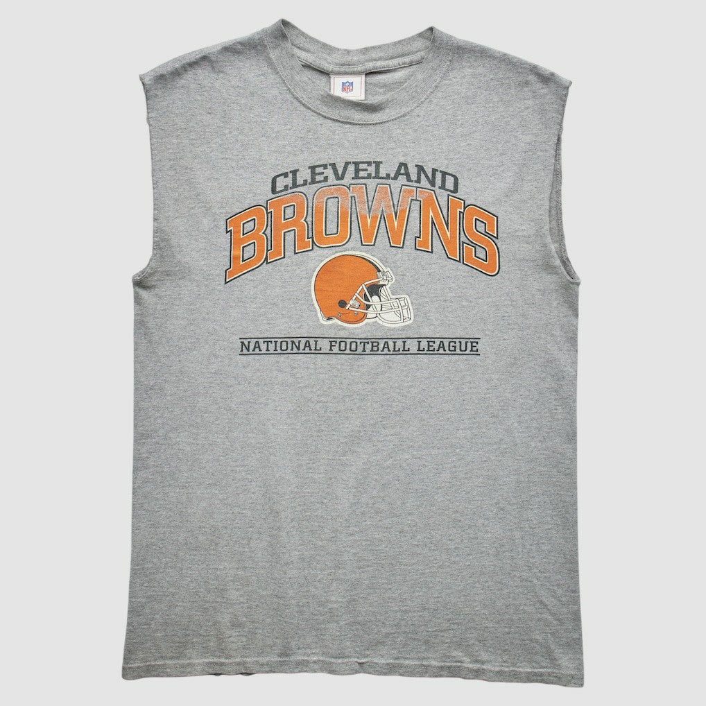 Cleveland Browns 2000s Tank - Heather Gray Tanks