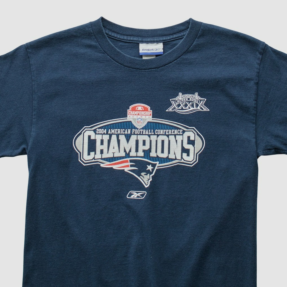 New England Patriots Reebok 2004 T-Shirt - Navy T-shirts