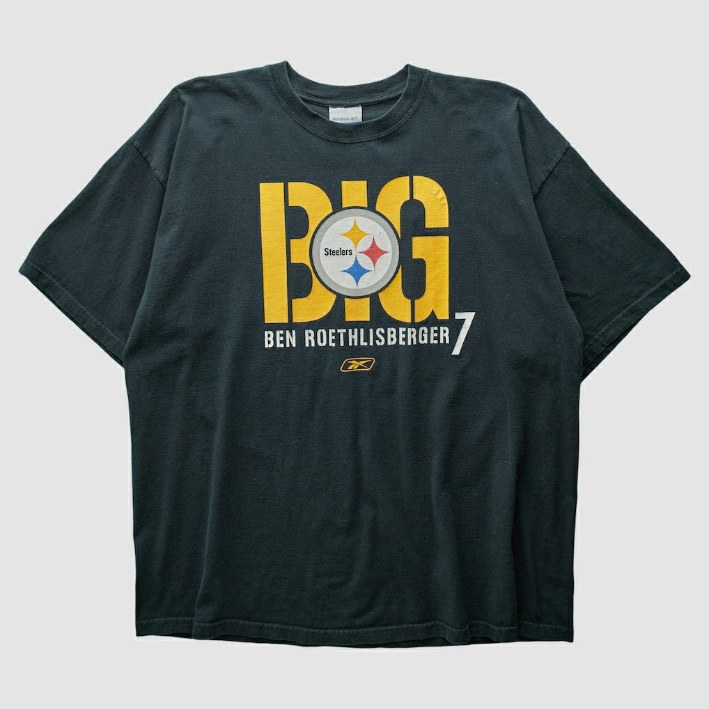 Pittsburgh Steelers Reebok 2000s T-Shirt - Black T-shirts