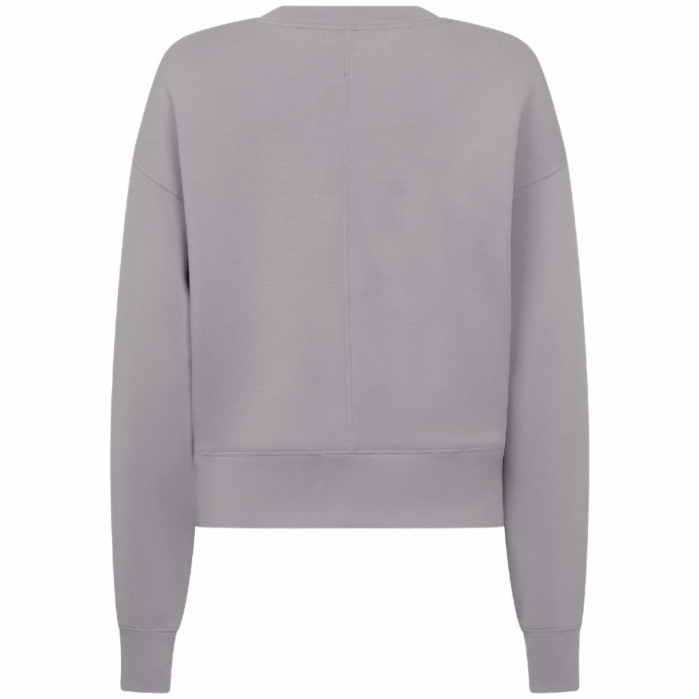 Winnipeg Jets Levelwear Women's Slate & Snow Sponge Tri-Blend Sweatshirt - Gray | US 203561073