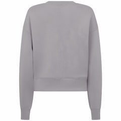 Winnipeg Jets Levelwear Women's Slate & Snow Sponge Tri-Blend Sweatshirt - Gray | US 203561073