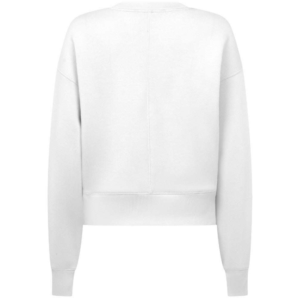 Nashville Predators Levelwear Women's Slate & Snow Sponge Tri-Blend Sweatshirt - White | US 203561075