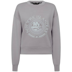 New York Islanders Levelwear Women's Slate & Snow Sponge Tri-Blend Sweatshirt - Gray | US 203561080